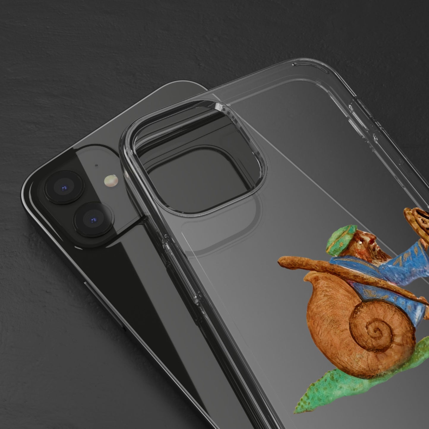 Snail Crusader – Medieval Snail Rider Phone Case – Illuminated Manuscript Art – Whimsical Warrior Aesthetic