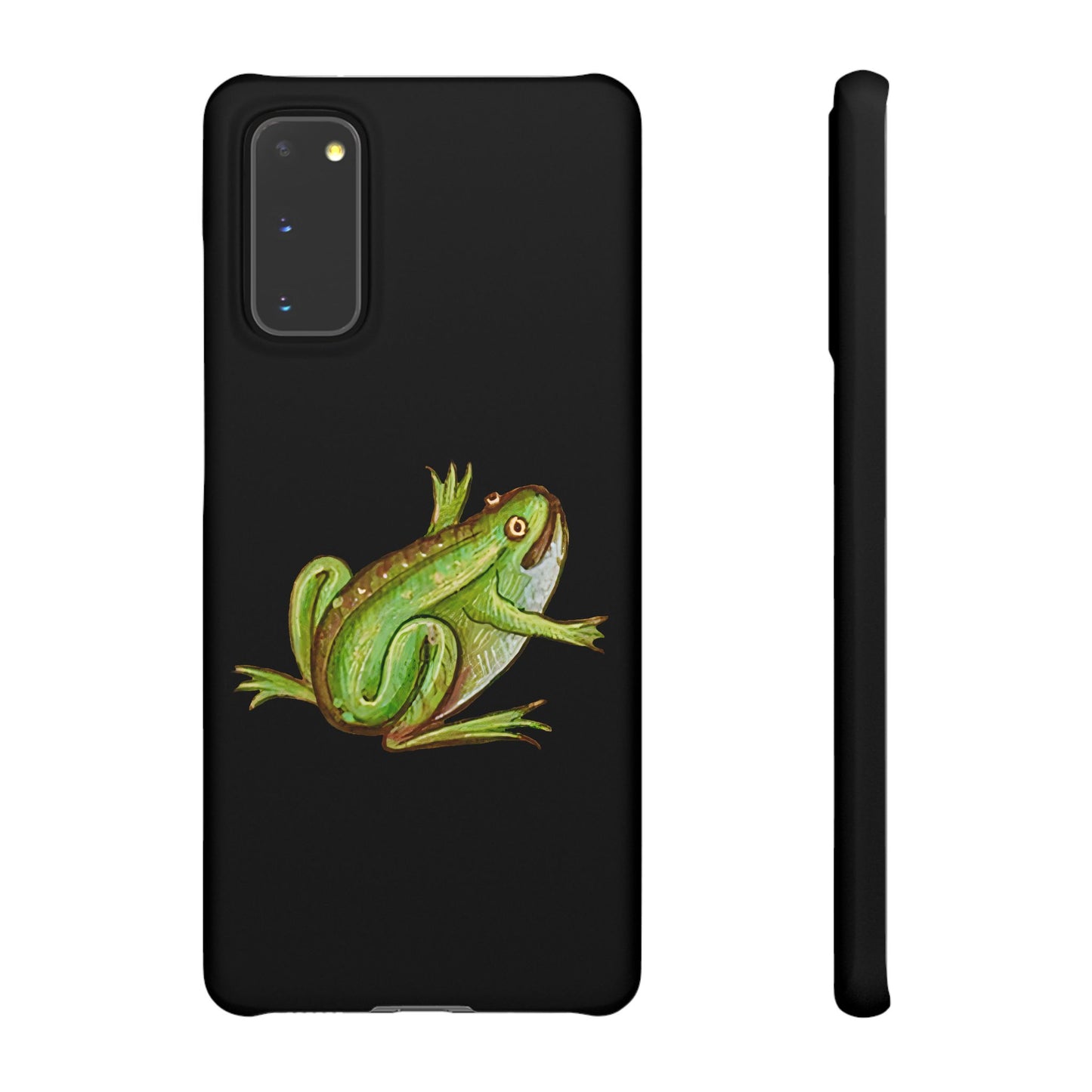 Medieval Frog Phone Case – Green Frog Medieval Marginalia iPhone Case – Quirky Weird History Aesthetic Clear Case – Ars Jocularis