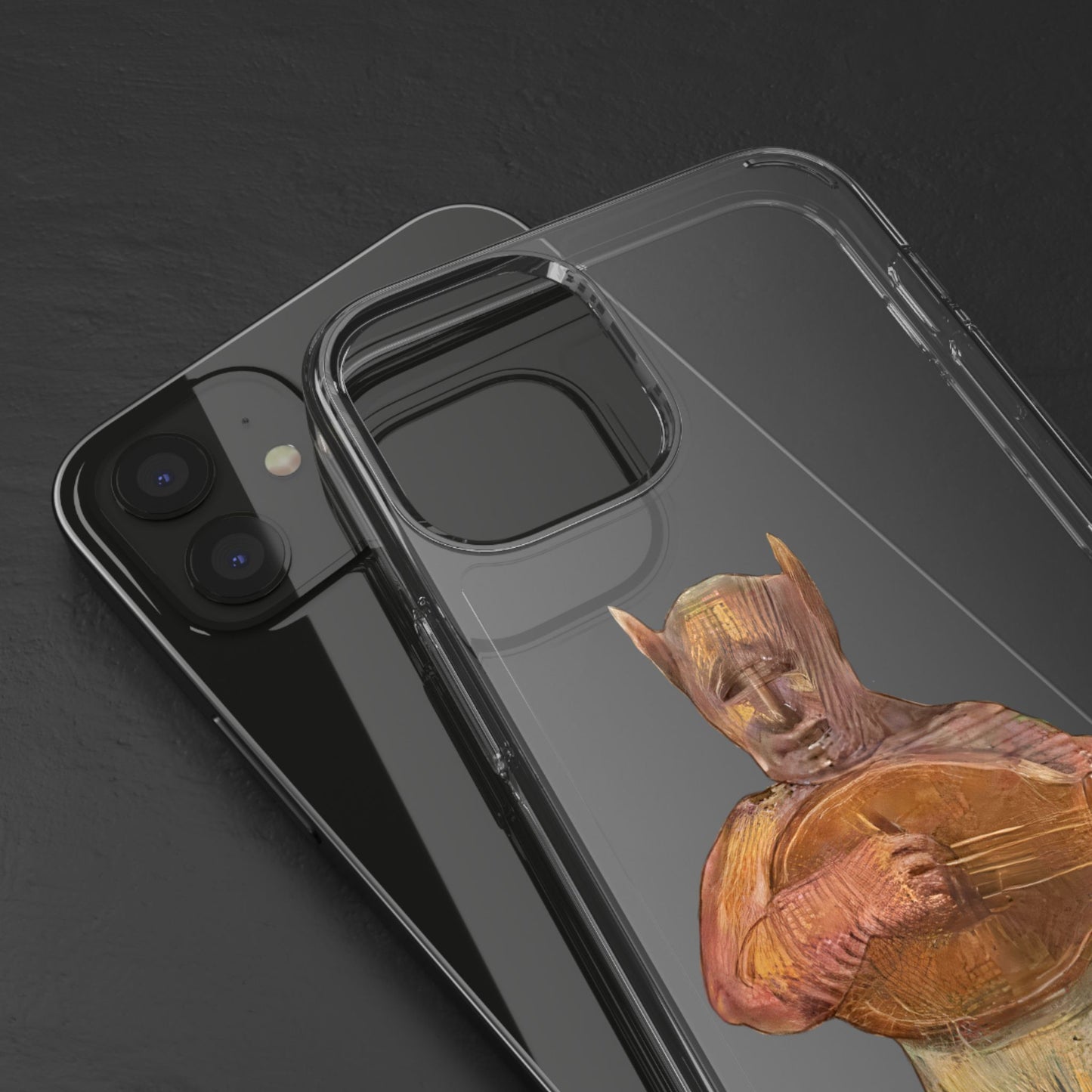 Medieval Demon Playing Lute Phone Case – Funny Gothic Art Phone Cover
