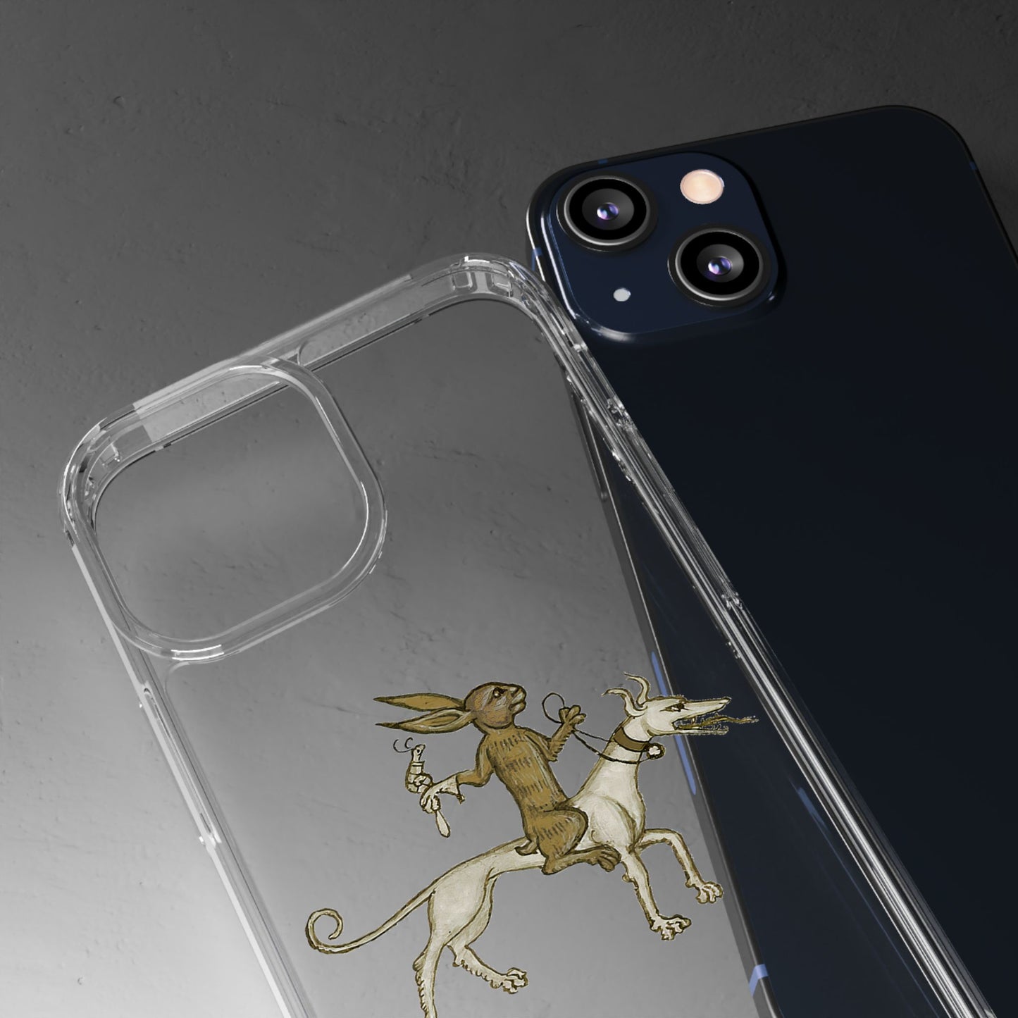 Bunny Jousts at Dawn – Medieval Rabbit Phone Case – Funny Marginalia iPhone Cover – Quirky Gift for Fantasy & History Nerds