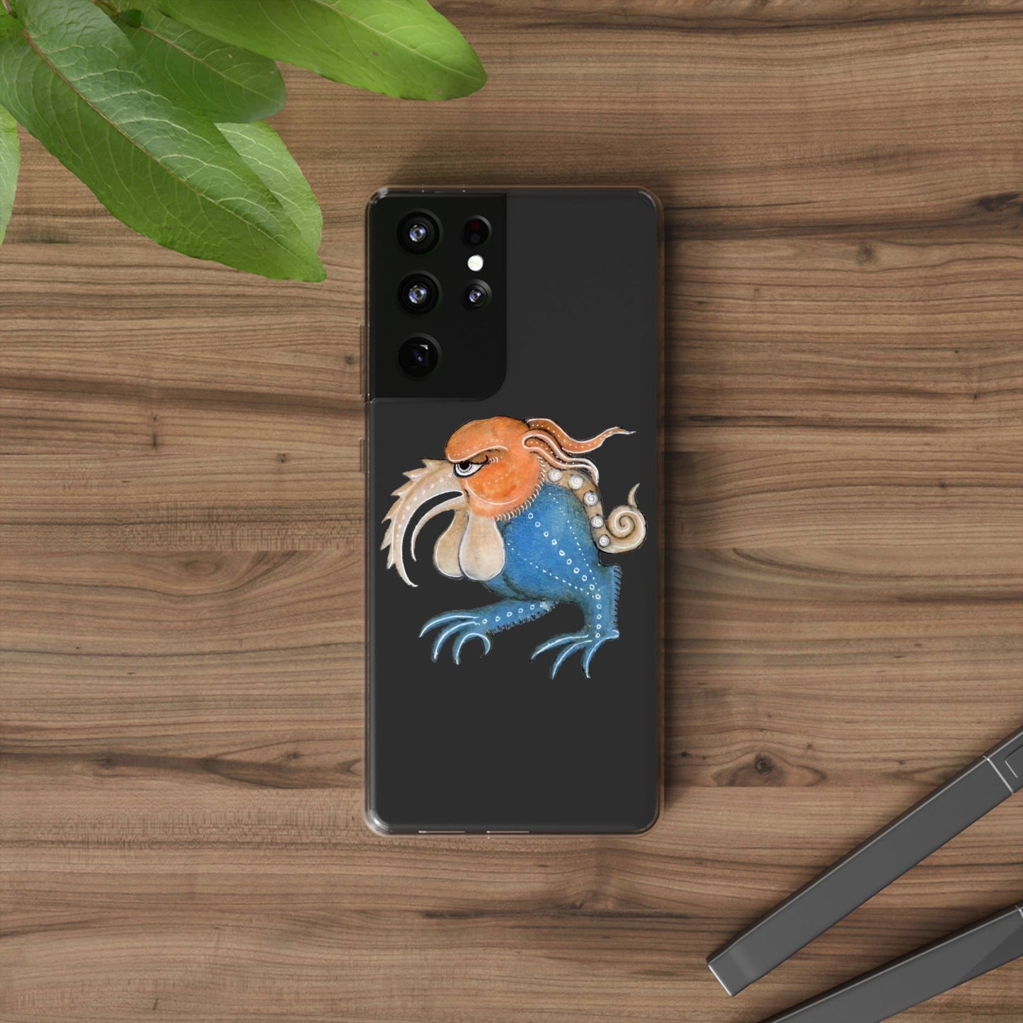 Medieval Testicle-Chinned Monster Phone Case – Weird Marginalia iPhone Cover – Bizarre Creature Art – Funny Grotesque Gift – Ars Jocularis Design