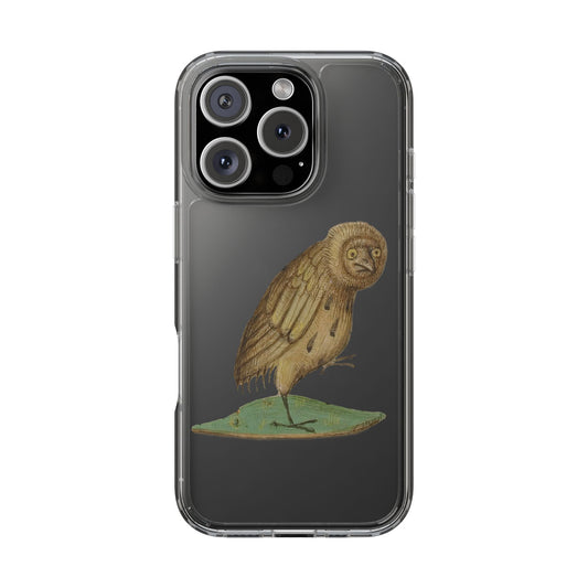 Confused Medieval Owl Phone Case – Funny Gothic Art iPhone & Samsung Cover