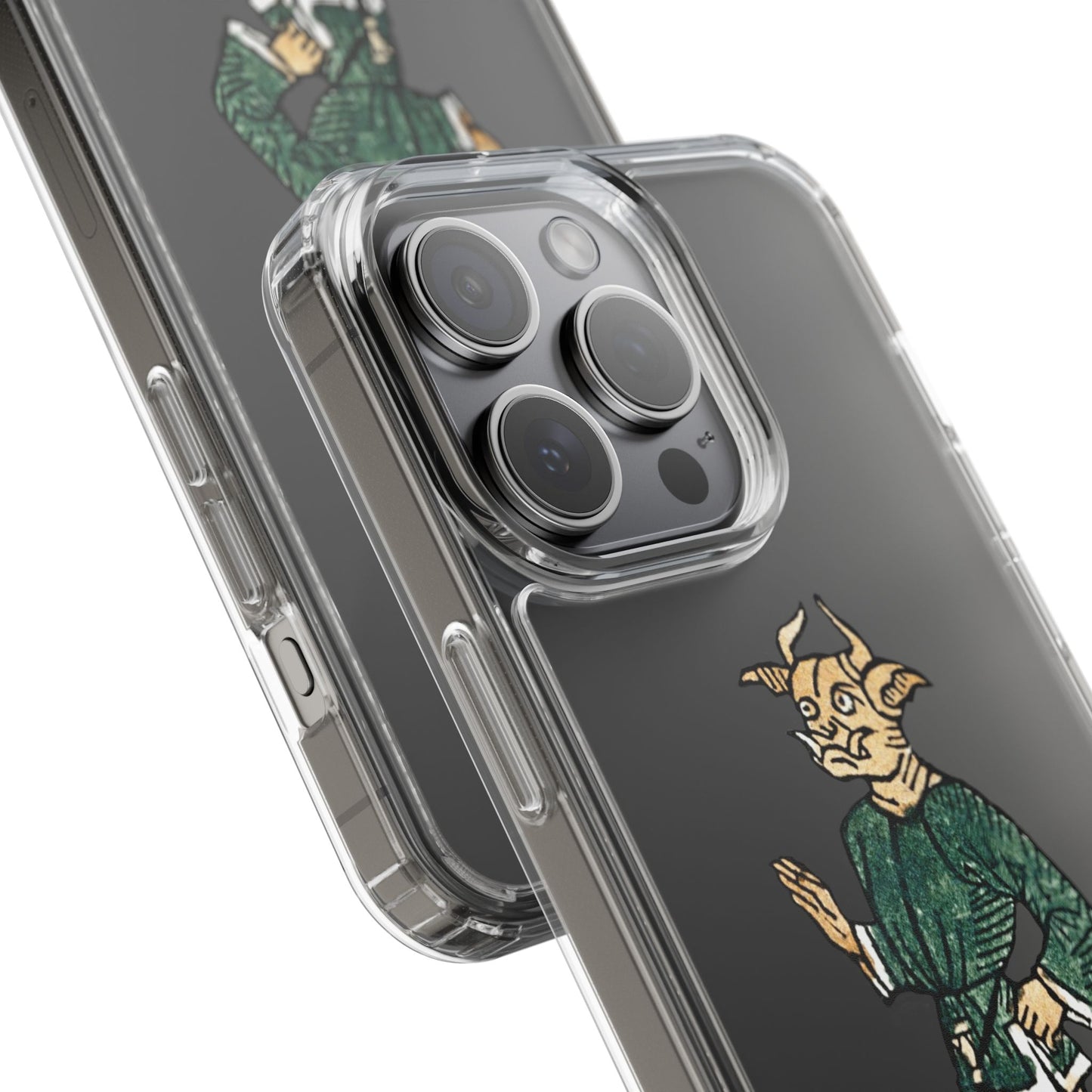 Strut Your Stuff – Medieval Demon Phone Case – Quirky Goblin Creature Art – Vintage Mythical Illustration – Funny Fantasy Gift for Weird Souls