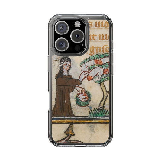 Forbidden Fruit – Medieval Phallus Tree Phone Case – Bawdy Illuminated Manuscript Art – NSFW Monastic Mischief