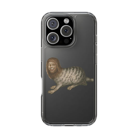 Weird Medieval Phone Case - Lion Man Hybrid Monster - Gothic Marginalia Art iPhone Samsung Cover - Quirky History Gift for Fantasy Fans