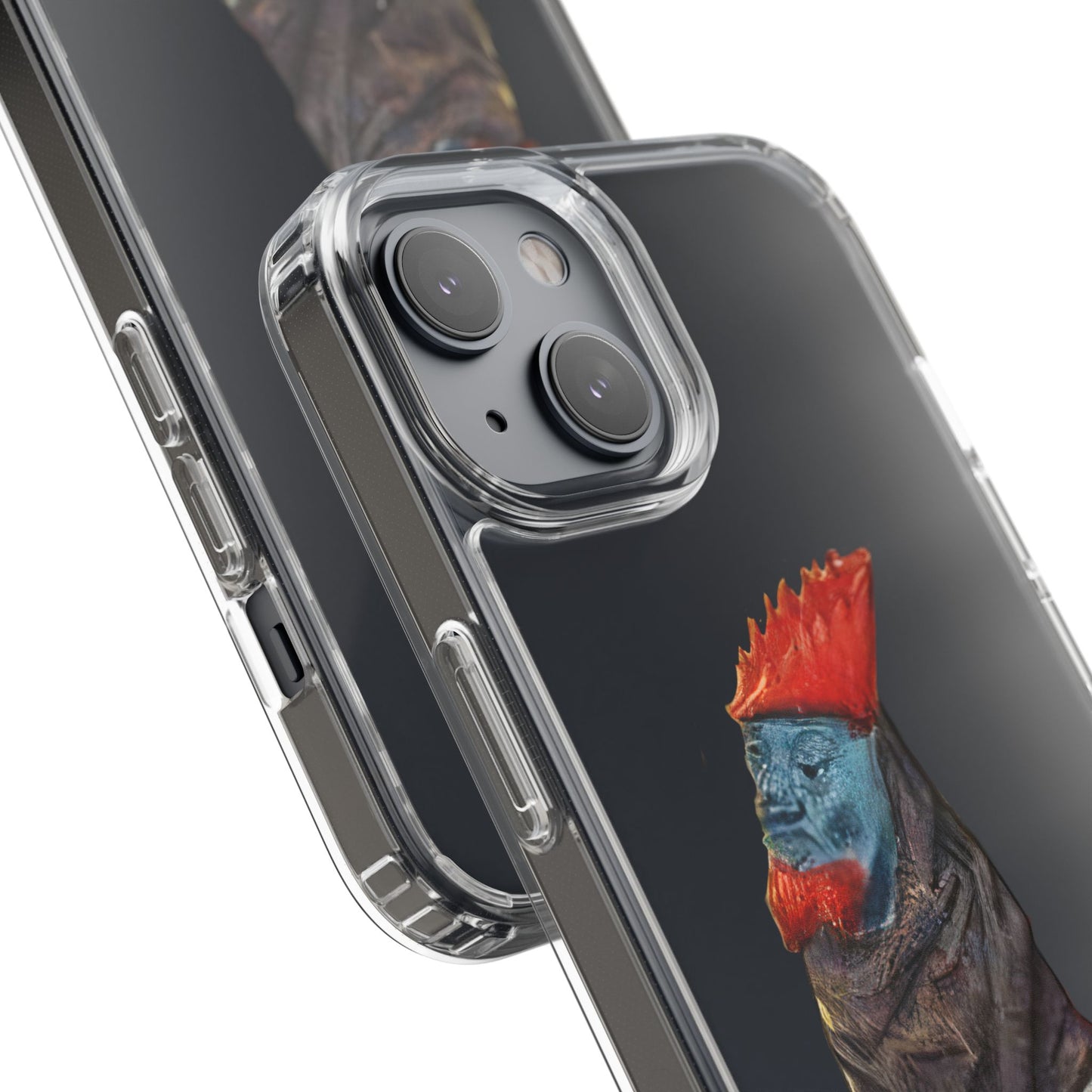 Medieval Chicken Man Phone Case - Rooster Dignity Meets Avian Absurdity