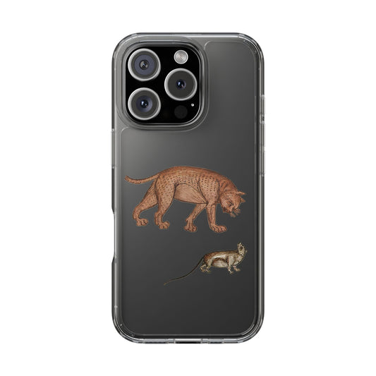 Stalking Mode – Medieval Cat and Mouse Phone Case – Illuminated Manuscript Predator Drama