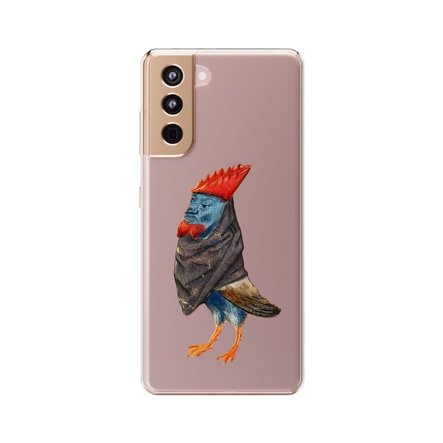Medieval Chicken Man Phone Case - Rooster Dignity Meets Avian Absurdity