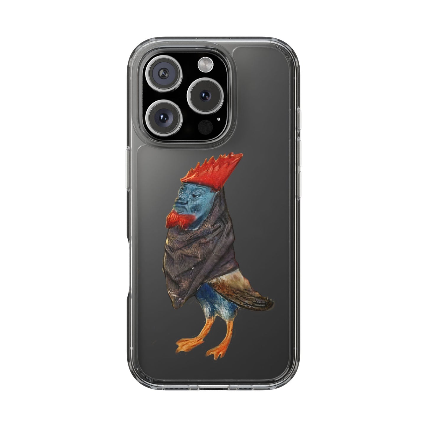 Medieval Chicken Man Phone Case - Rooster Dignity Meets Avian Absurdity