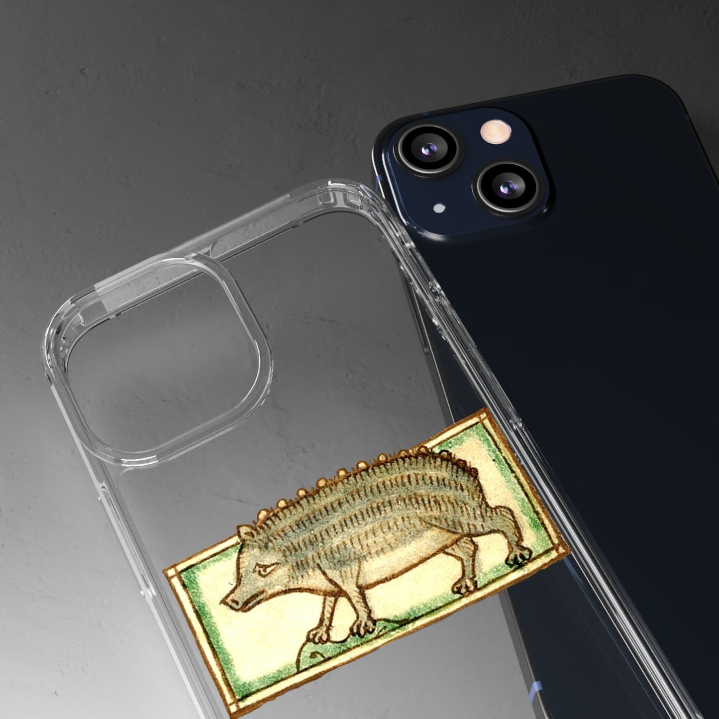 Medieval Hedgehog Phone Case – Funny Weird Gothic Animal iPhone Cover – Bestiary Art Vintage Vibes