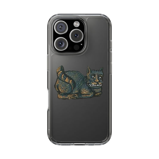 “The Smiling Menace” – Medieval Gremlin Cat Phone Case