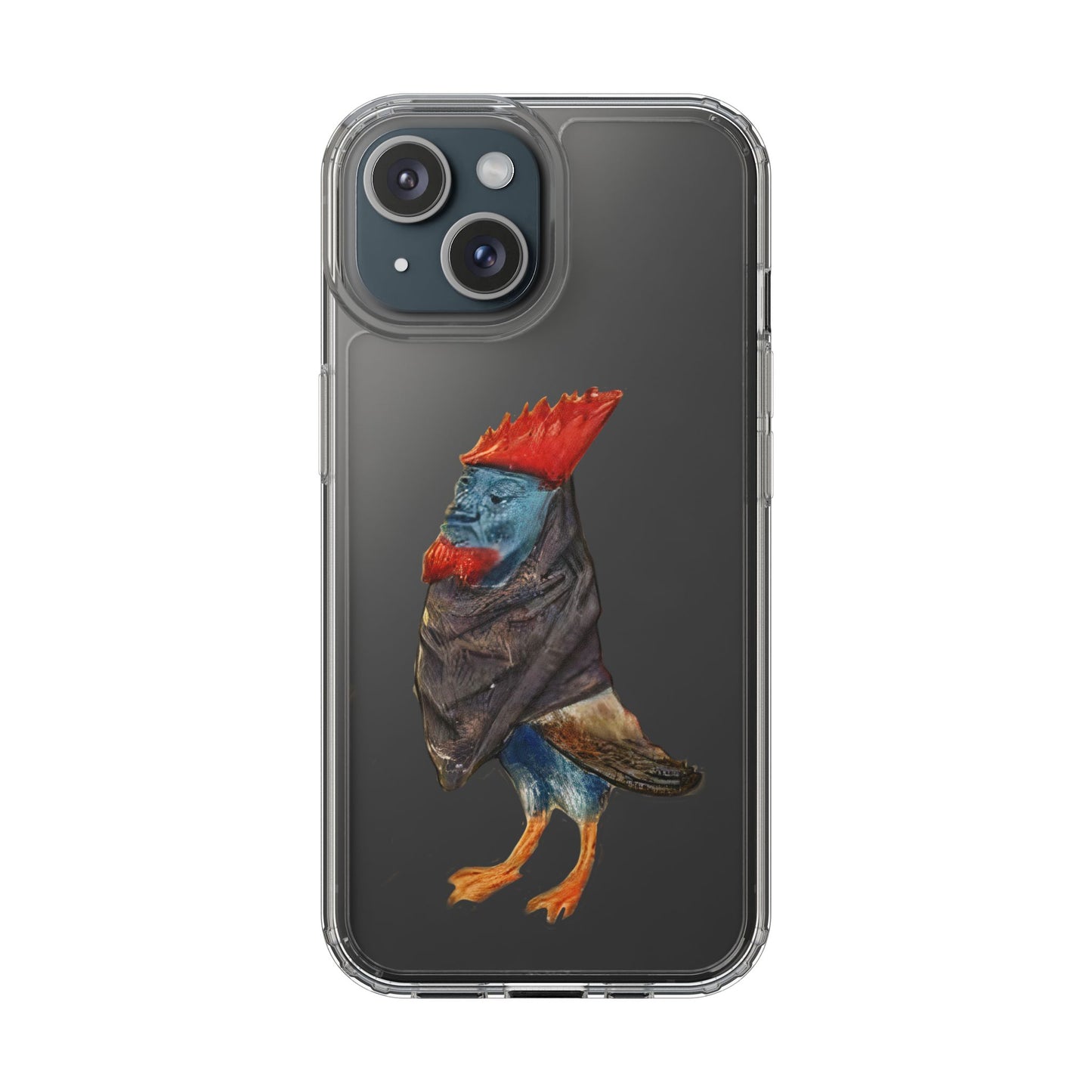 Medieval Chicken Man Phone Case - Rooster Dignity Meets Avian Absurdity