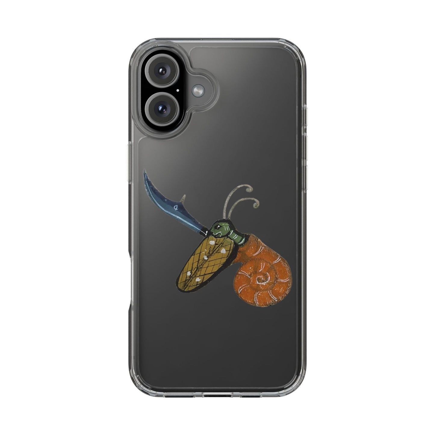 Snail of Vengeance – Medieval Armed Snail Phone Case – Illuminated Manuscript Oddity – Warrior Gastropod Gift