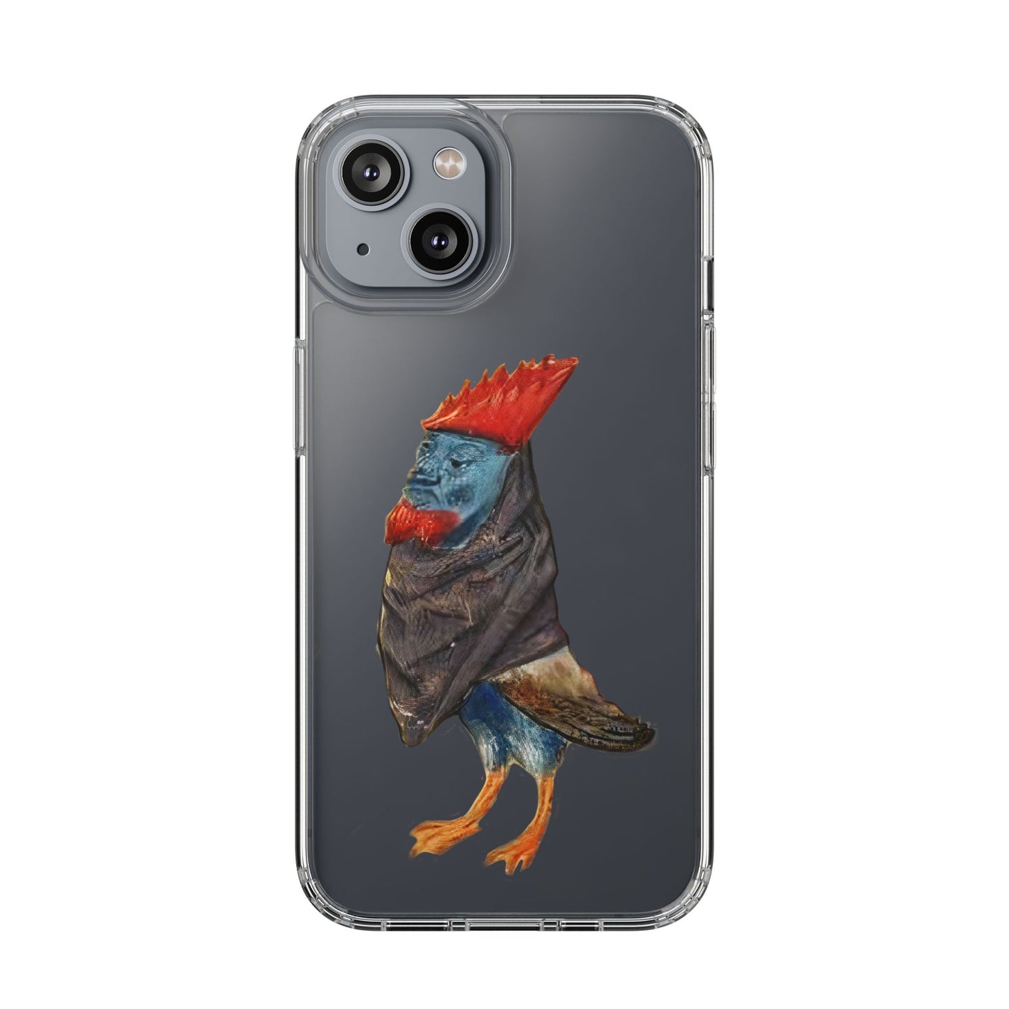Medieval Chicken Man Phone Case - Rooster Dignity Meets Avian Absurdity