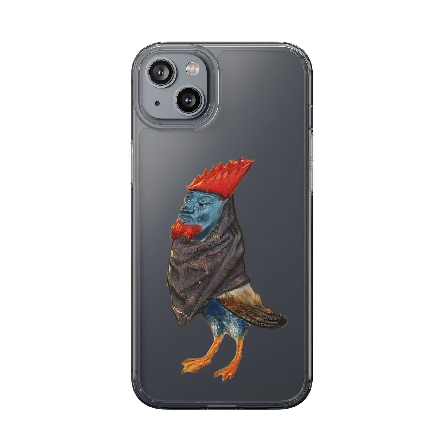 Medieval Chicken Man Phone Case - Rooster Dignity Meets Avian Absurdity