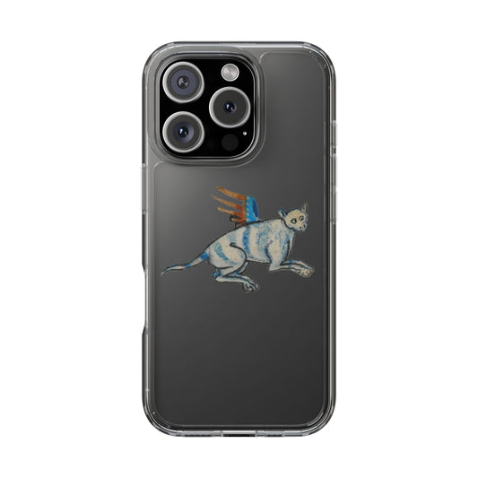 “Winged Cat” – Blessed by Chaos Phone Case