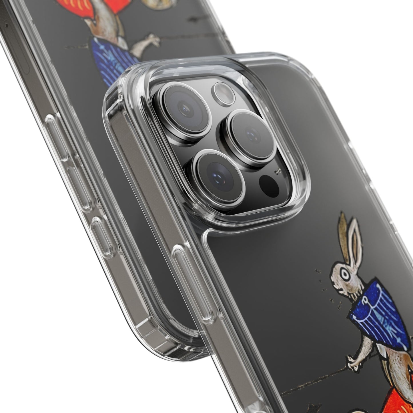 Funny Medieval Marginalia Phone Case - Bunny Knight Riding Snail - Weird Gothic Art Phone Samsung Cover - Quirky Gift for History Lovers