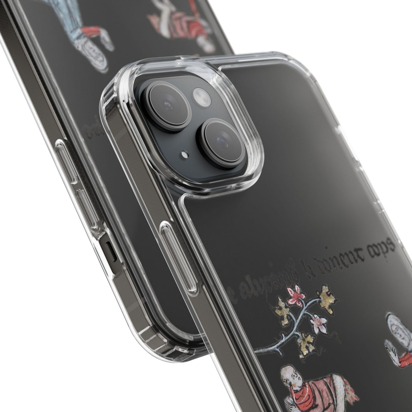 Holy Nope – Medieval Marginalia Phone Case – Flatulence & Piety – Illuminated Manuscript Weirdness