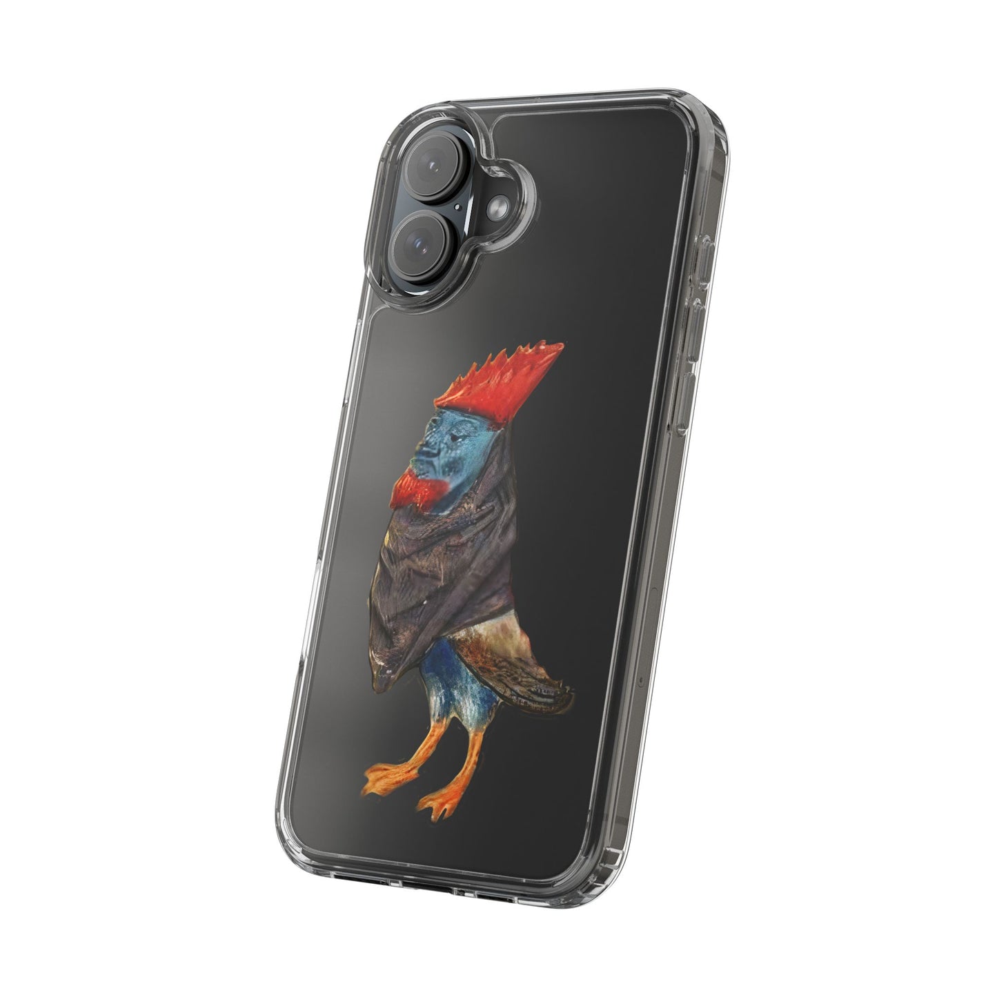 Medieval Chicken Man Phone Case - Rooster Dignity Meets Avian Absurdity
