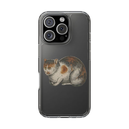 Grumpy Medieval Cat – Marginalia Calico Phone Case – Ill-Tempered Illuminated Cat Gift