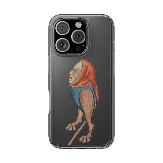 "Grump Beast Supreme" – Medieval Manuscript Phone Case – Surly Goblin Cat Energy – Weird Middle Ages Gift