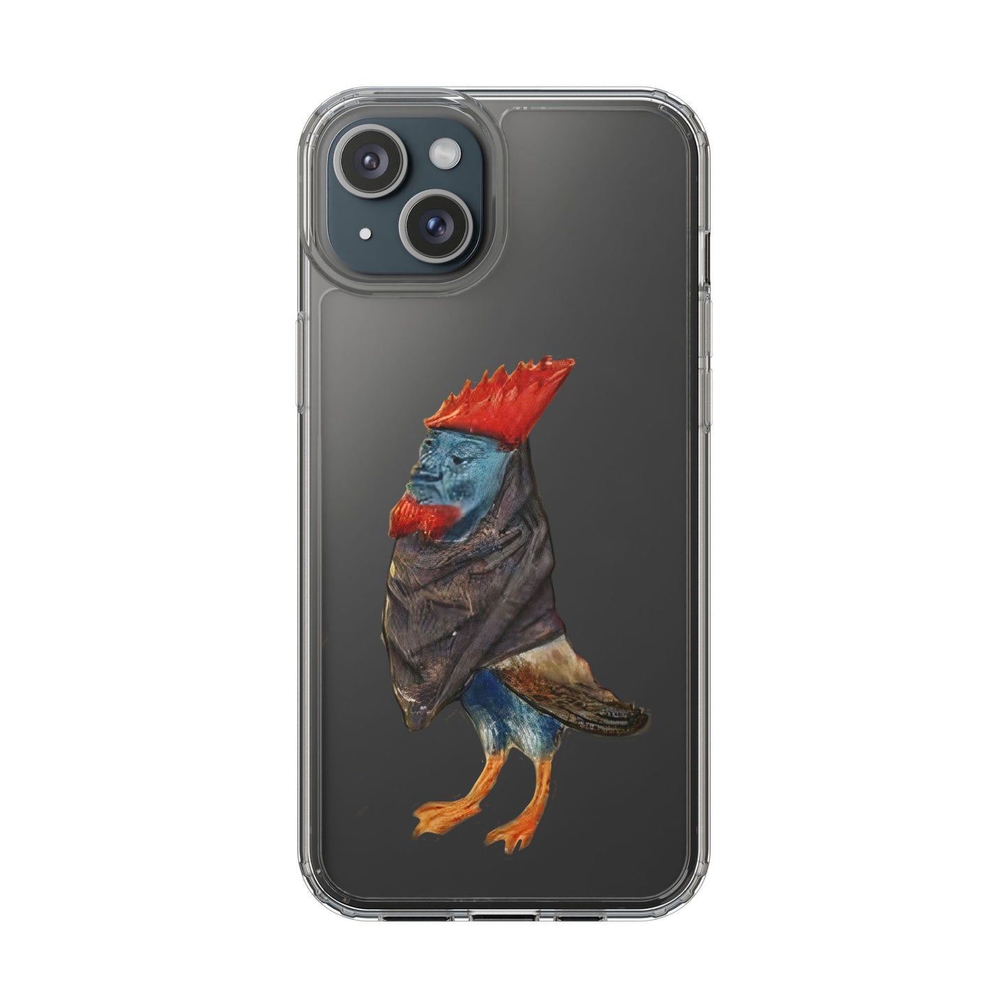 Medieval Chicken Man Phone Case - Rooster Dignity Meets Avian Absurdity