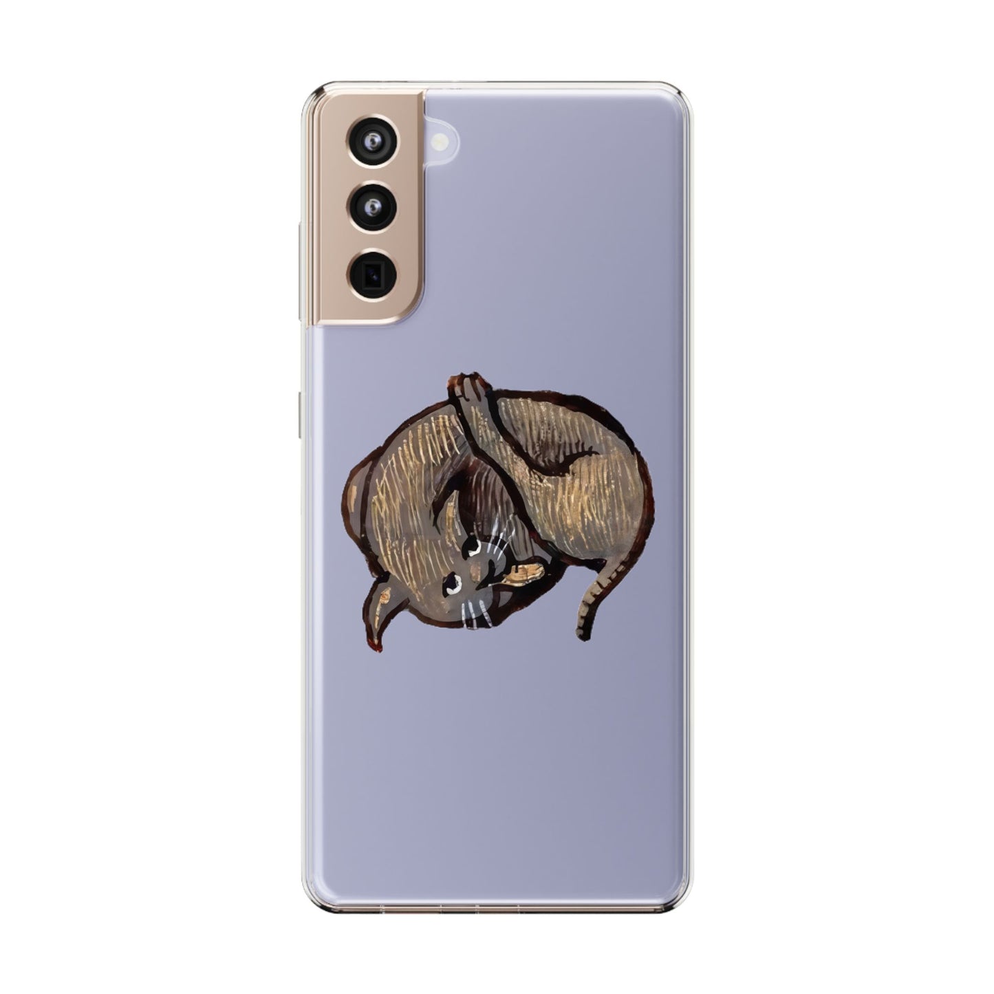 Pretzel Cat – Twisted Medieval Acrobatics Case, Perfect Gift for Cat Owners, Phone Cover, Transparent Case