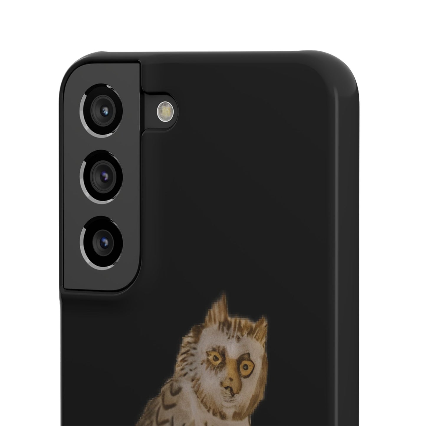 Phone Snap Case - Medieval Owl Design - Art History Gothic Aesthetic