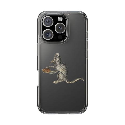 Murder Mittens – Medieval Cat with Mouse Phone Case – Illuminated Manuscript Design – Gothic Animal Aesthetic