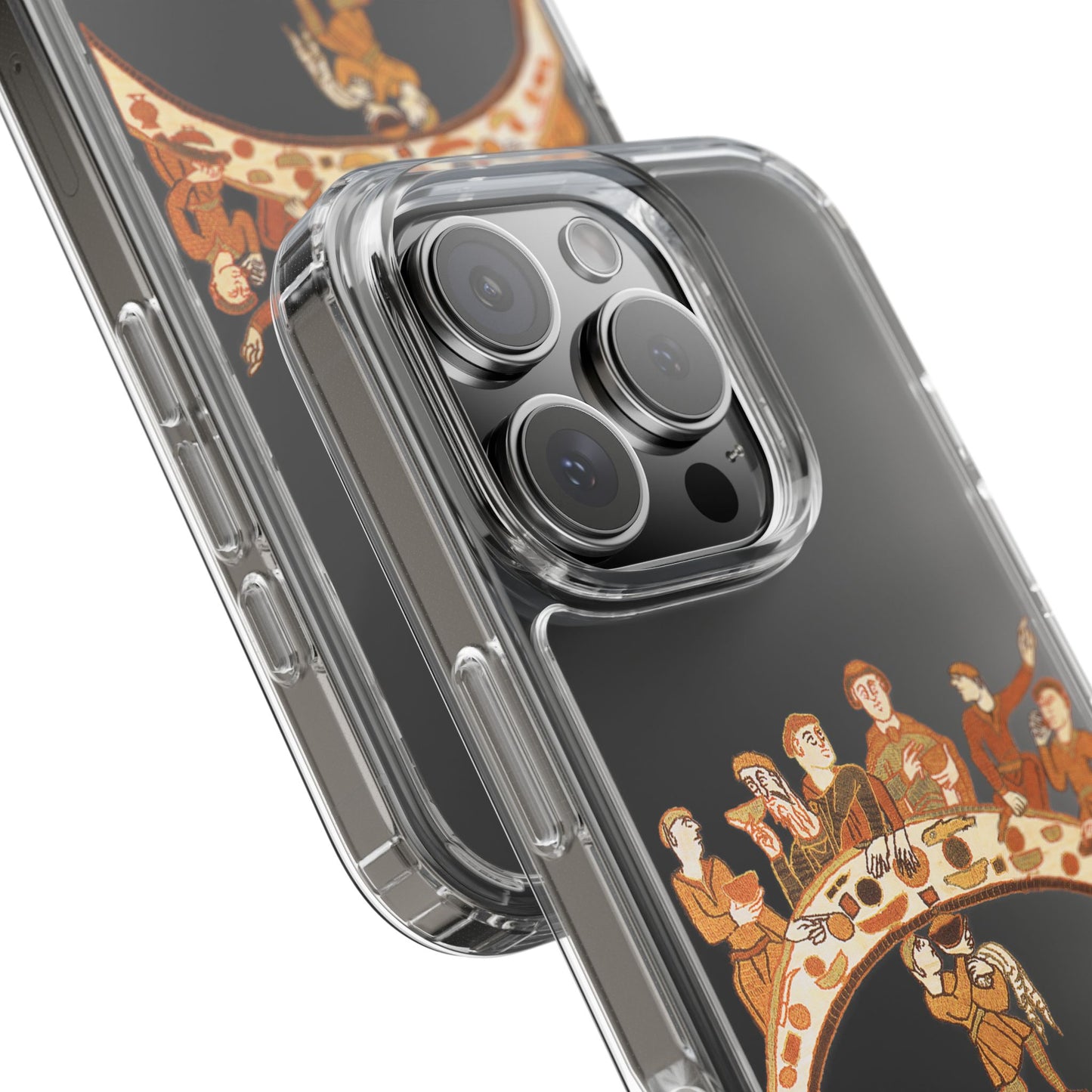 Feast Mode – Medieval Banquet Phone Case – Bayeux Tapestry Style – For Lords, Ladies & Lunchtime Legends