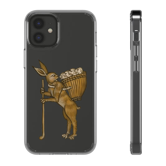 Burdened Bunny – Medieval Art Phone Case – Funny Historical Rabbit Design – Quirky iPhone Cover – Weird Animal Illustration – Gothic Gift Idea