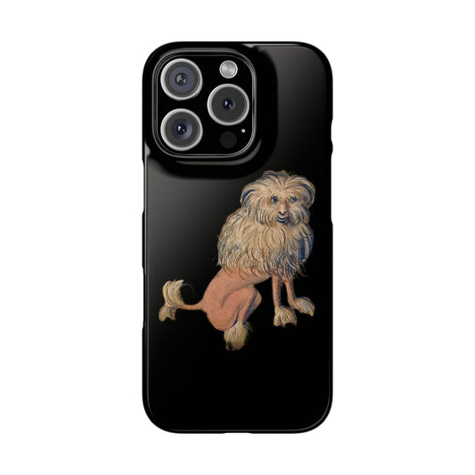 Medieval Dog Phone Case - Funny Marginalia Art Cover - Dog Owners Gift