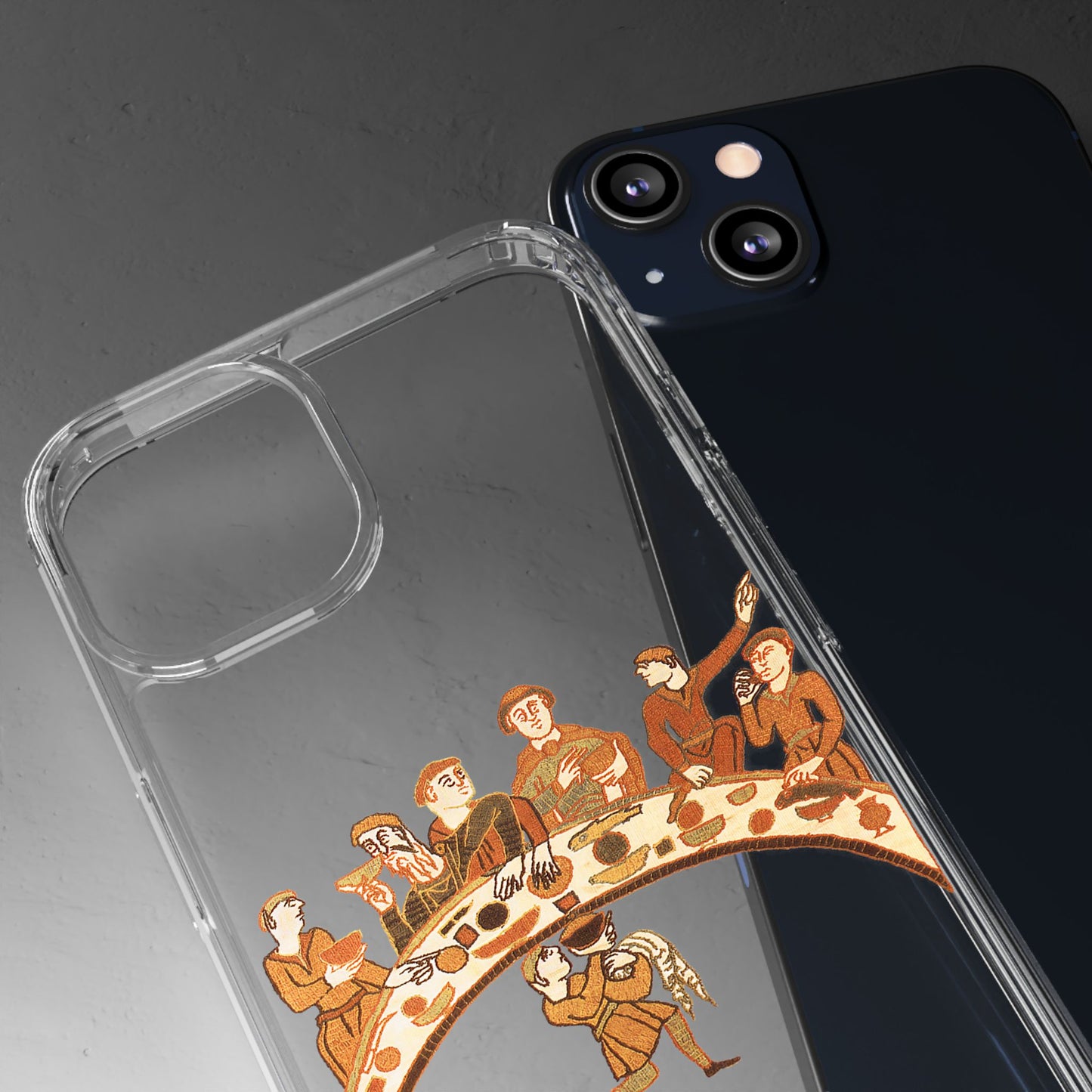 Feast Mode – Medieval Banquet Phone Case – Bayeux Tapestry Style – For Lords, Ladies & Lunchtime Legends