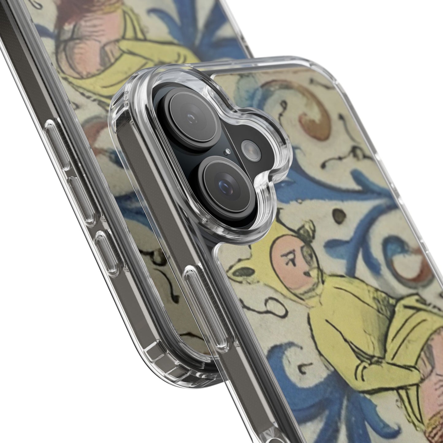 Barefaced Bravado – Funny Medieval Art Phone Case – Cheeky Manuscript iPhone Cover – Weird Historical Illustration – Bold Gift for Medieval Meme Lovers