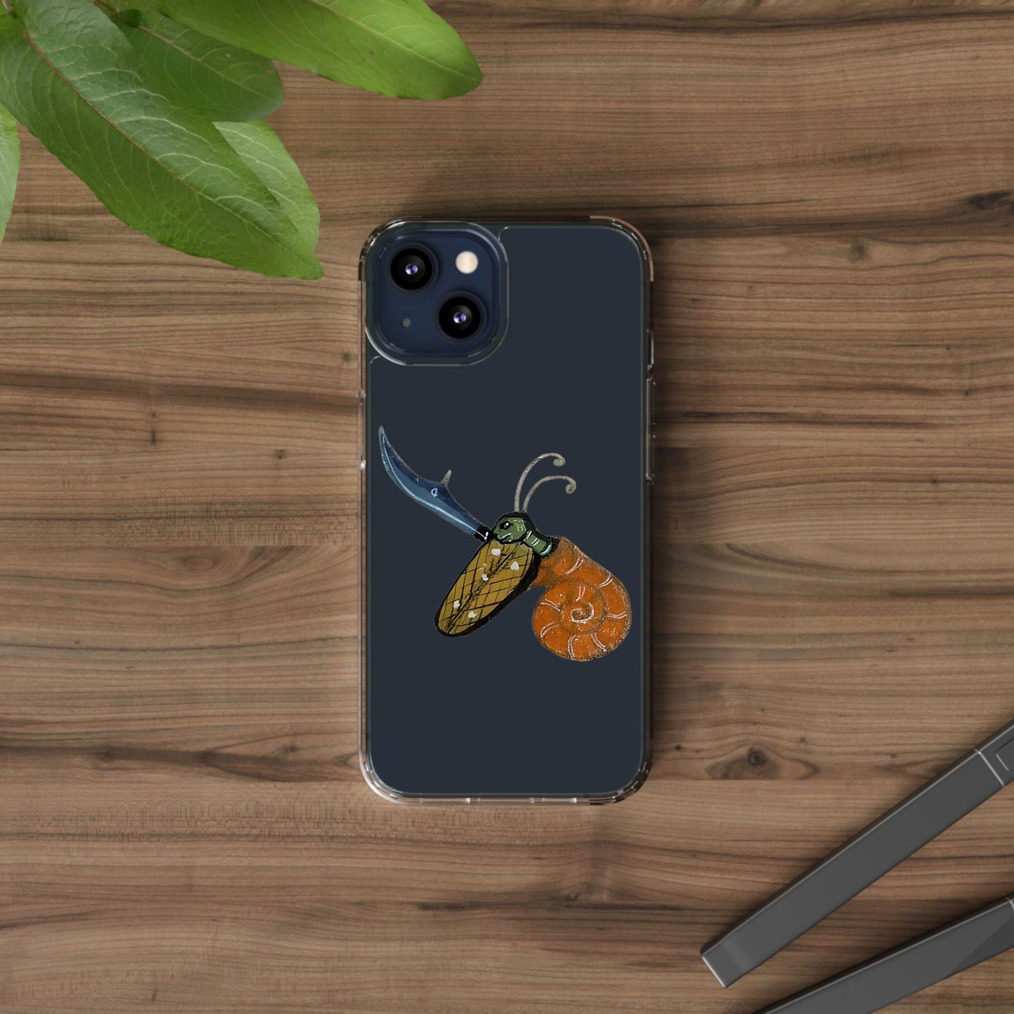 Snail of Vengeance – Medieval Armed Snail Phone Case – Illuminated Manuscript Oddity – Warrior Gastropod Gift