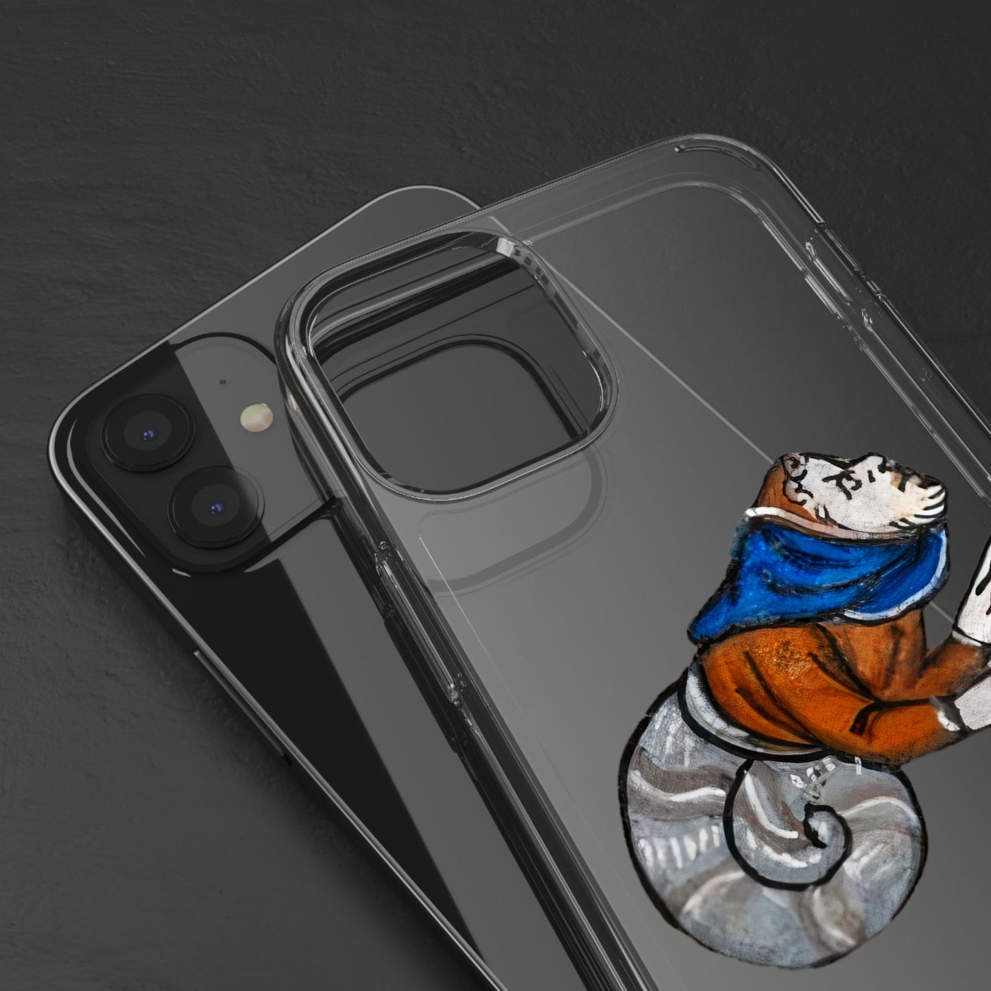 “Medieval Snail Monk Beast” – Curious Hybrid Phone Case – Cloaked Critter with Holy Vibes