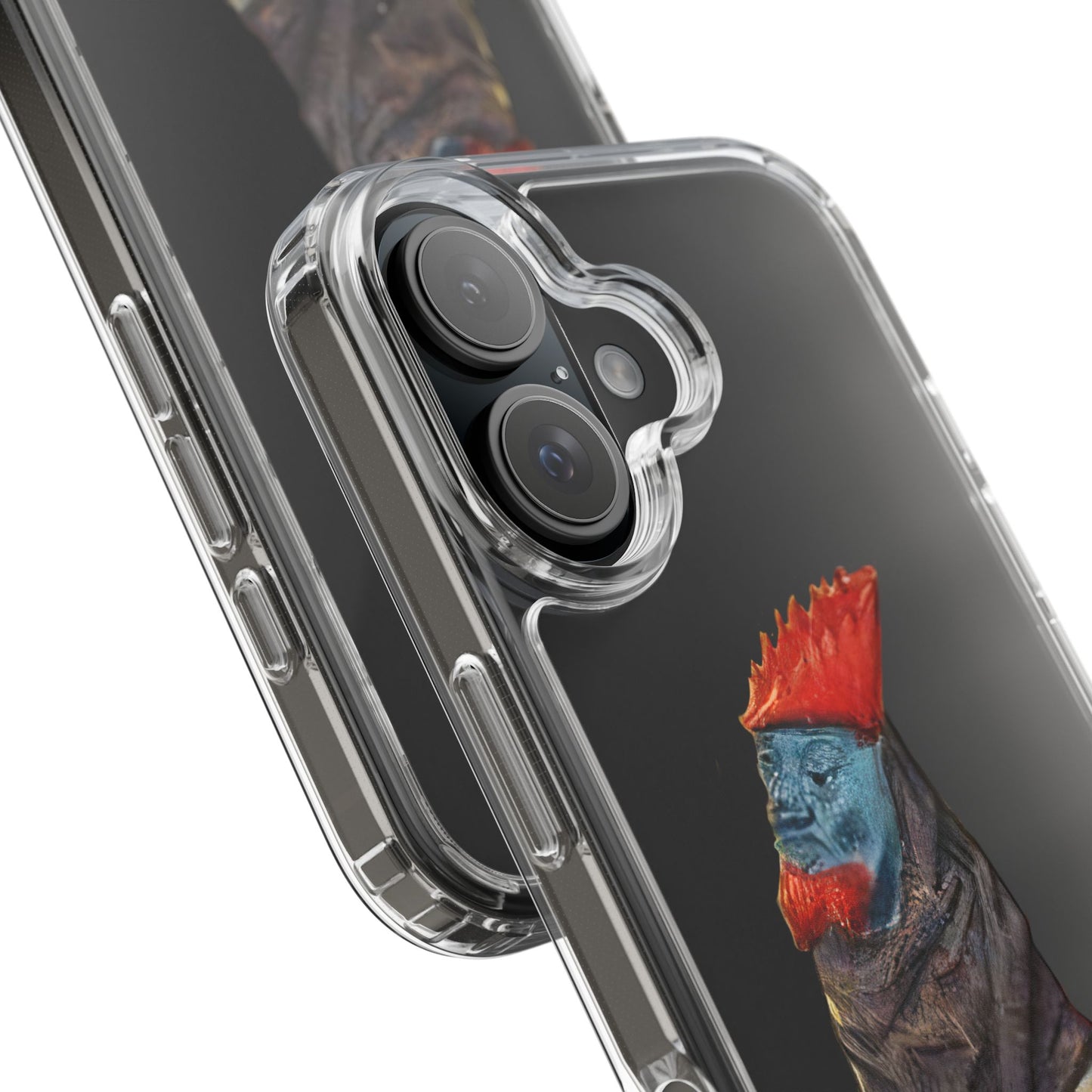 Medieval Chicken Man Phone Case - Rooster Dignity Meets Avian Absurdity