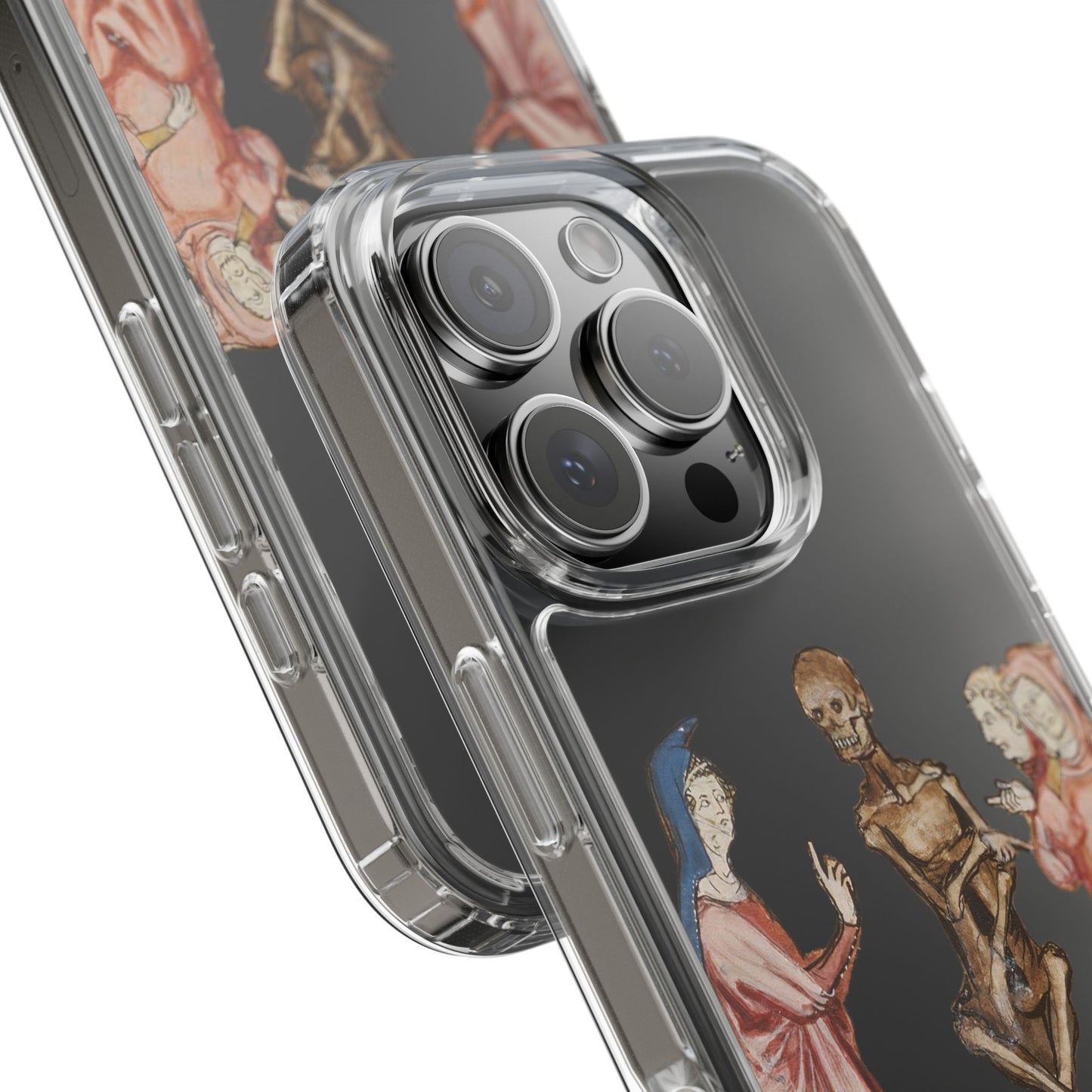 “Unholy Opinions” – Medieval Skeleton Lecture Phone Case
