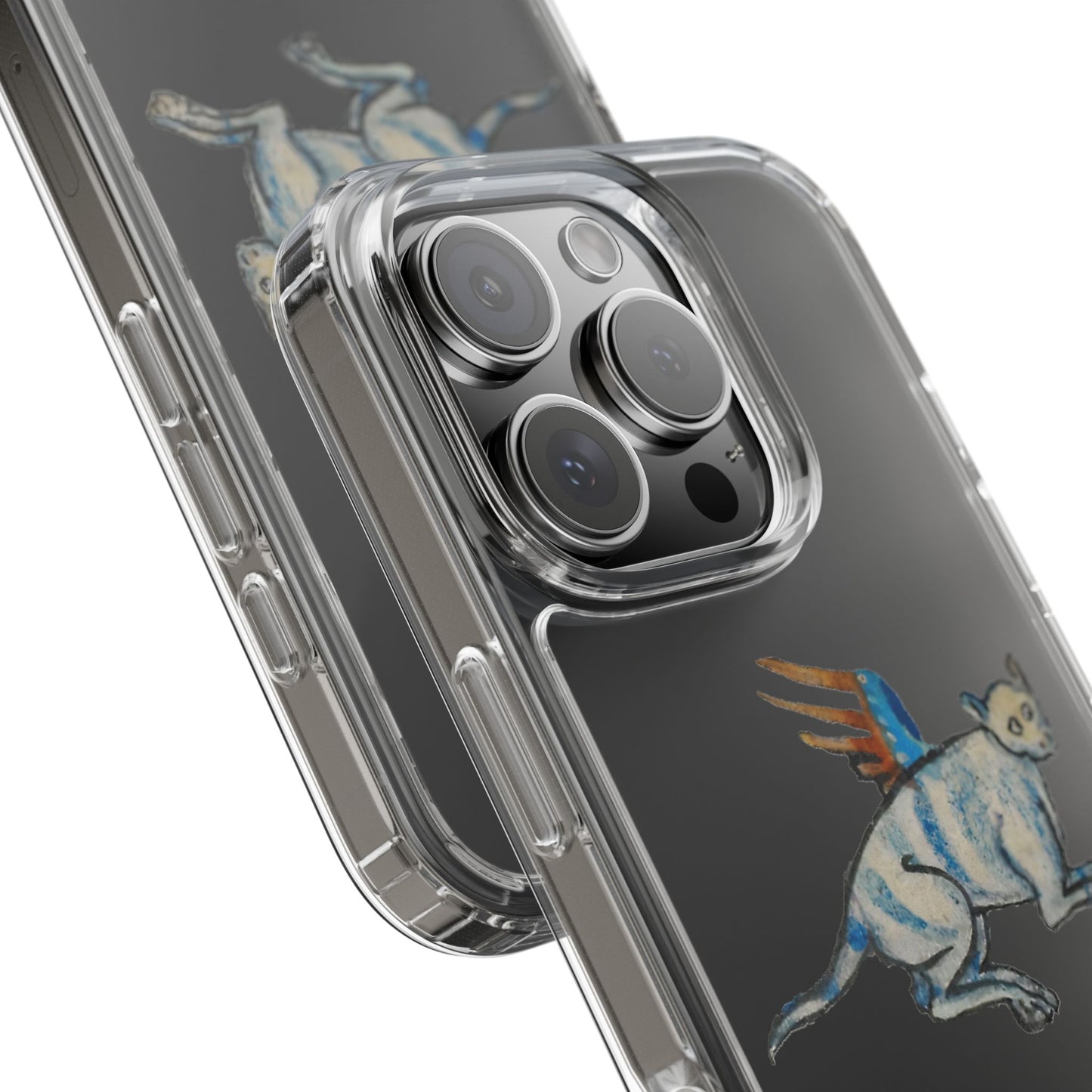 “Winged Cat” – Blessed by Chaos Phone Case