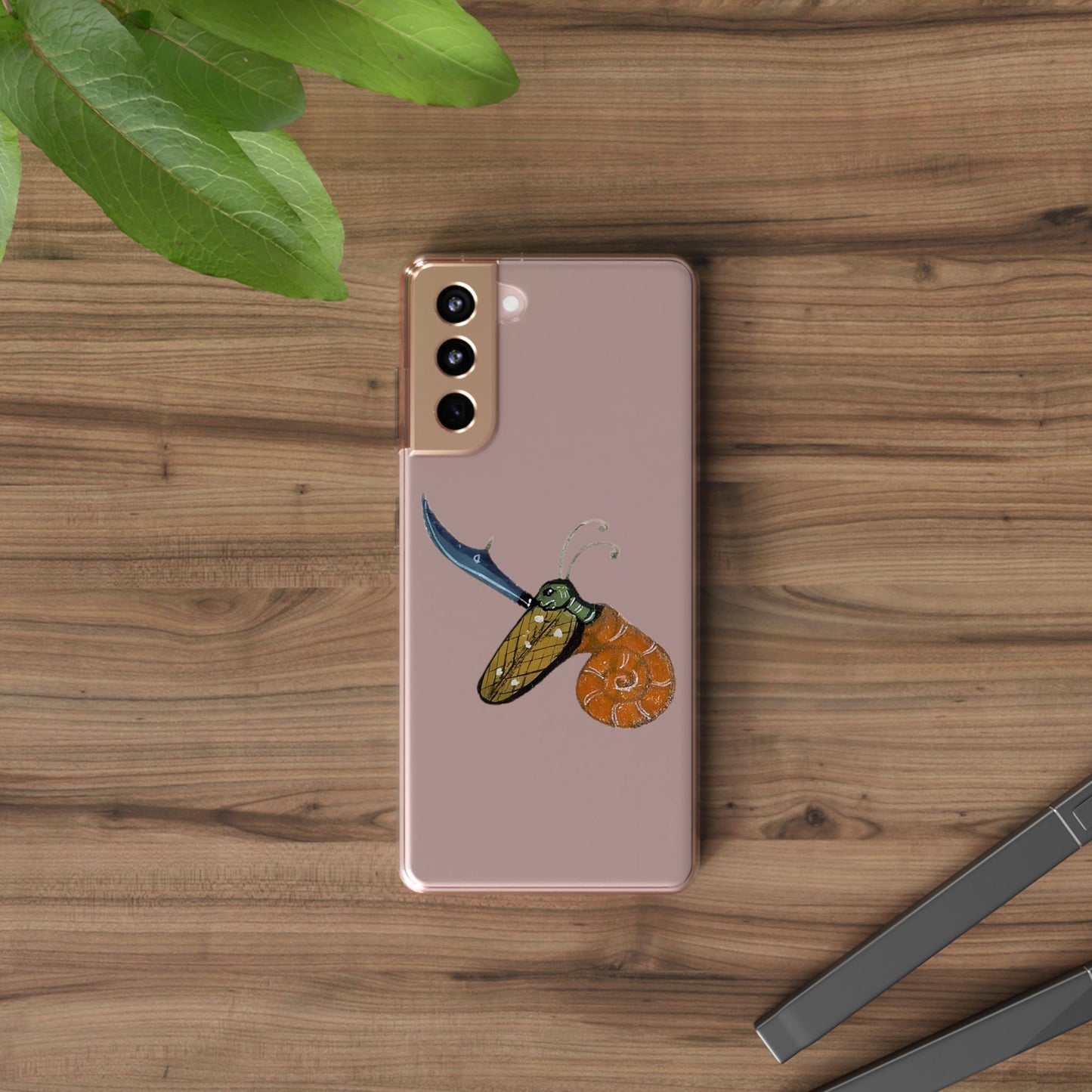 Snail of Vengeance – Medieval Armed Snail Phone Case – Illuminated Manuscript Oddity – Warrior Gastropod Gift