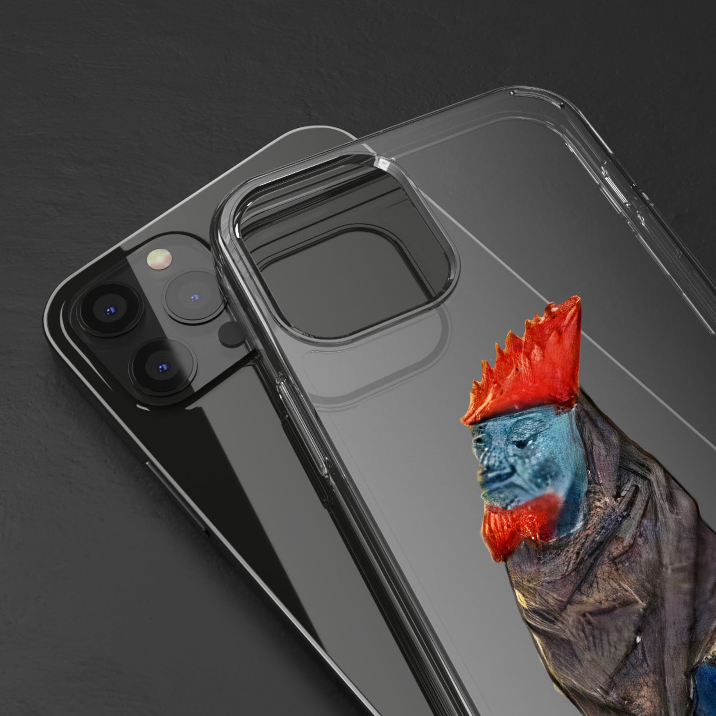 Medieval Chicken Man Phone Case - Rooster Dignity Meets Avian Absurdity