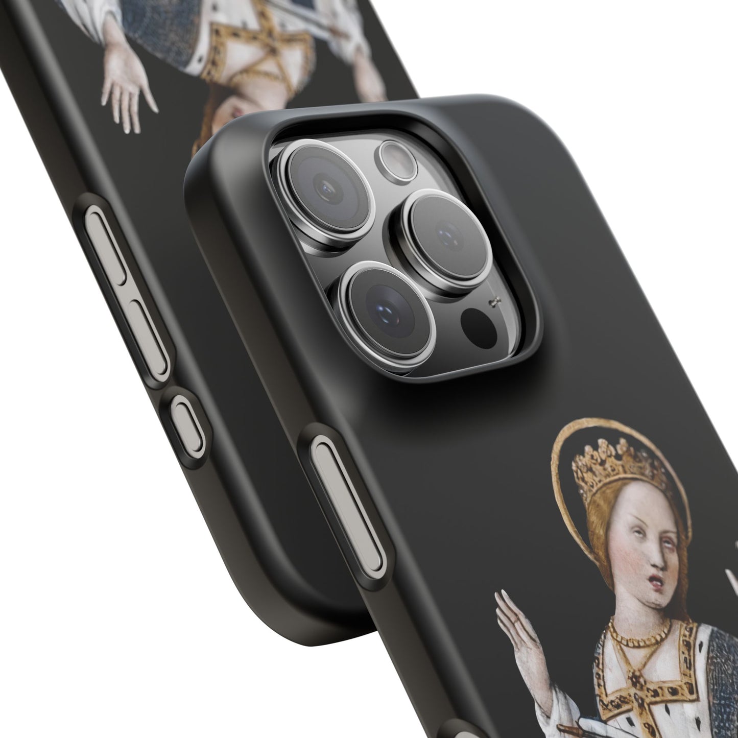 Over It, Your Majesty – Medieval Queen Phone Case – Illuminated Manuscript Snark Gift - Snap Case with Detailed Vintage Art - Unique Phone Case - Artistic Phone Protector - Gift for Art Lovers