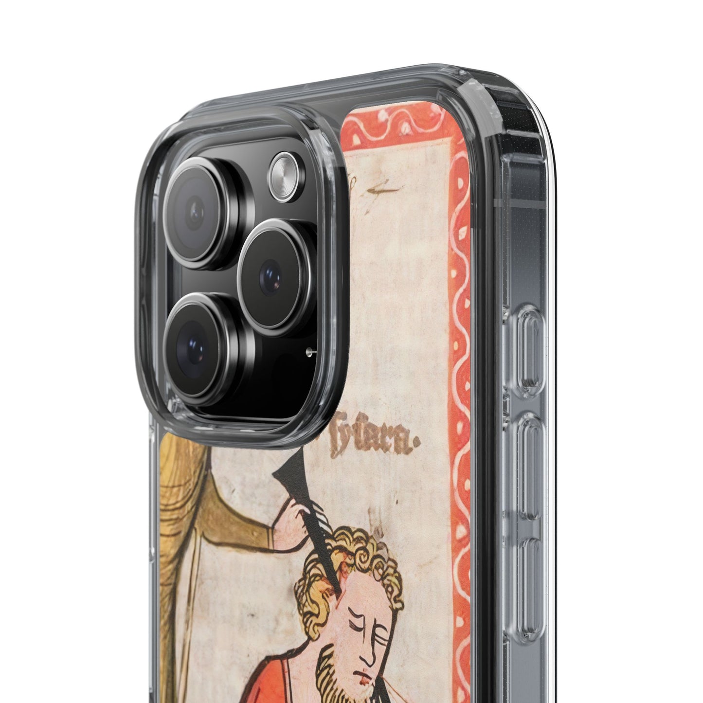 Knighted (and Smited) – Medieval Manuscript Phone Case – Surreal Chivalric Humour – Weird History Gift