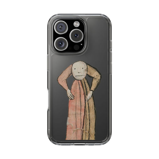 Medieval Sassy Figure Phone Case – Funny Weird Marginalia Art, Gothic Manuscript Character iPhone Case, Quirky Aesthetic Gift