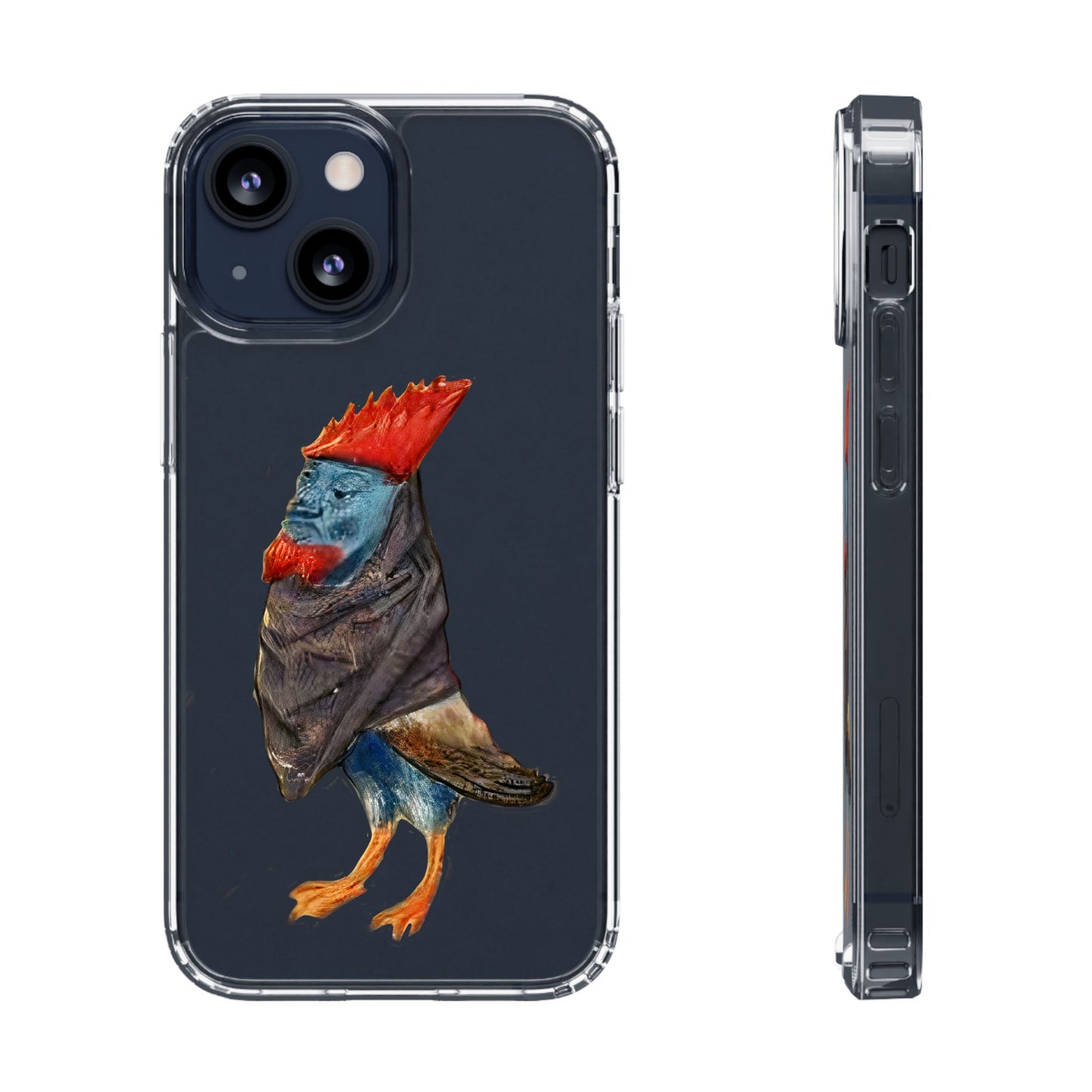 Medieval Chicken Man Phone Case - Rooster Dignity Meets Avian Absurdity