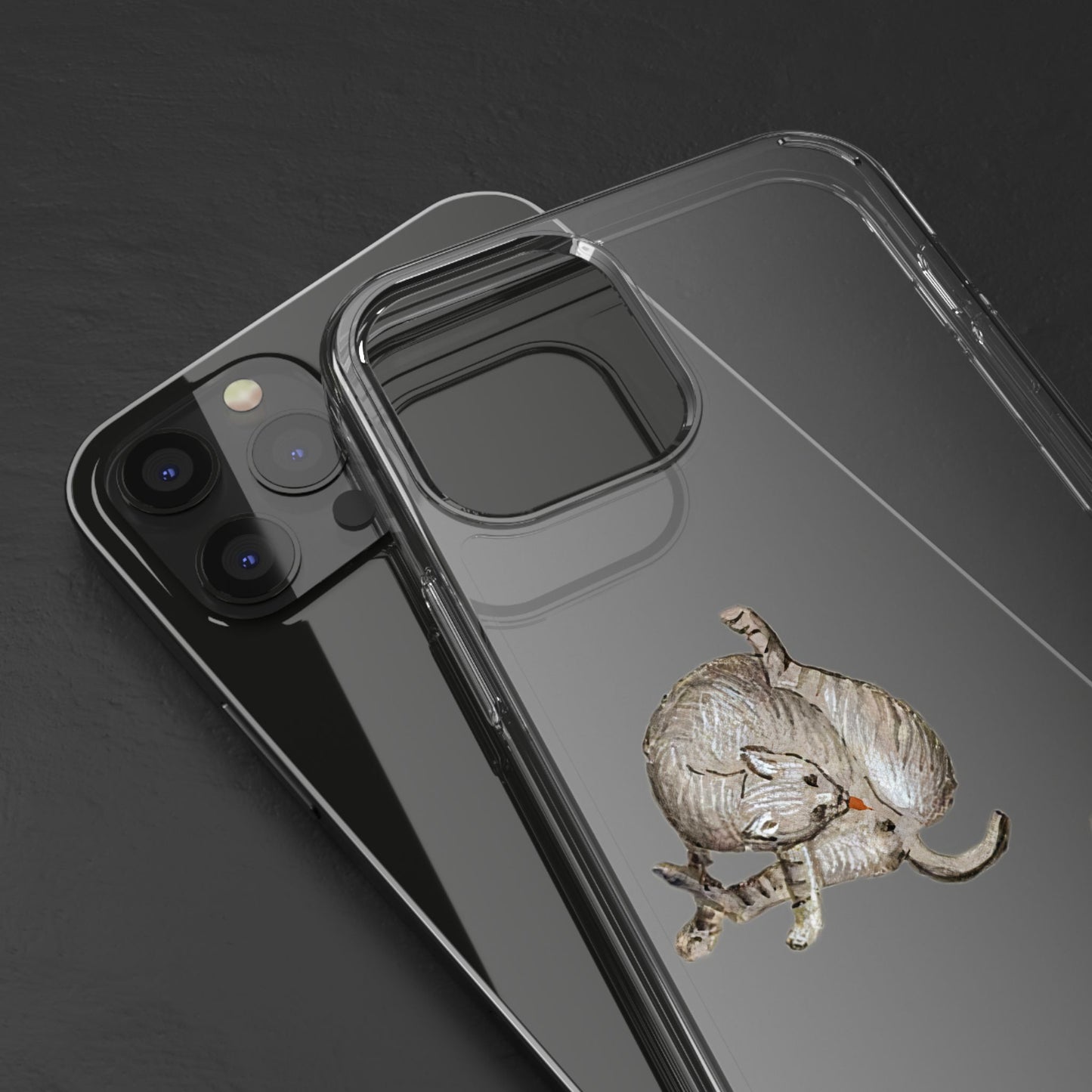 Medieval Cat Yoga – Funny Manuscript Animal Phone Case – Whimsical Vintage iPhone Cover – Cat Lover Gift – Quirky Historical Art Accessory
