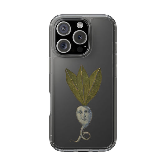 Medieval Mandrake Root Phone Case – Weird Plant Spirit Art, Vintage Marginalia iPhone Cover, Herbal Alchemy Aesthetic, Botanical Folklore Gift