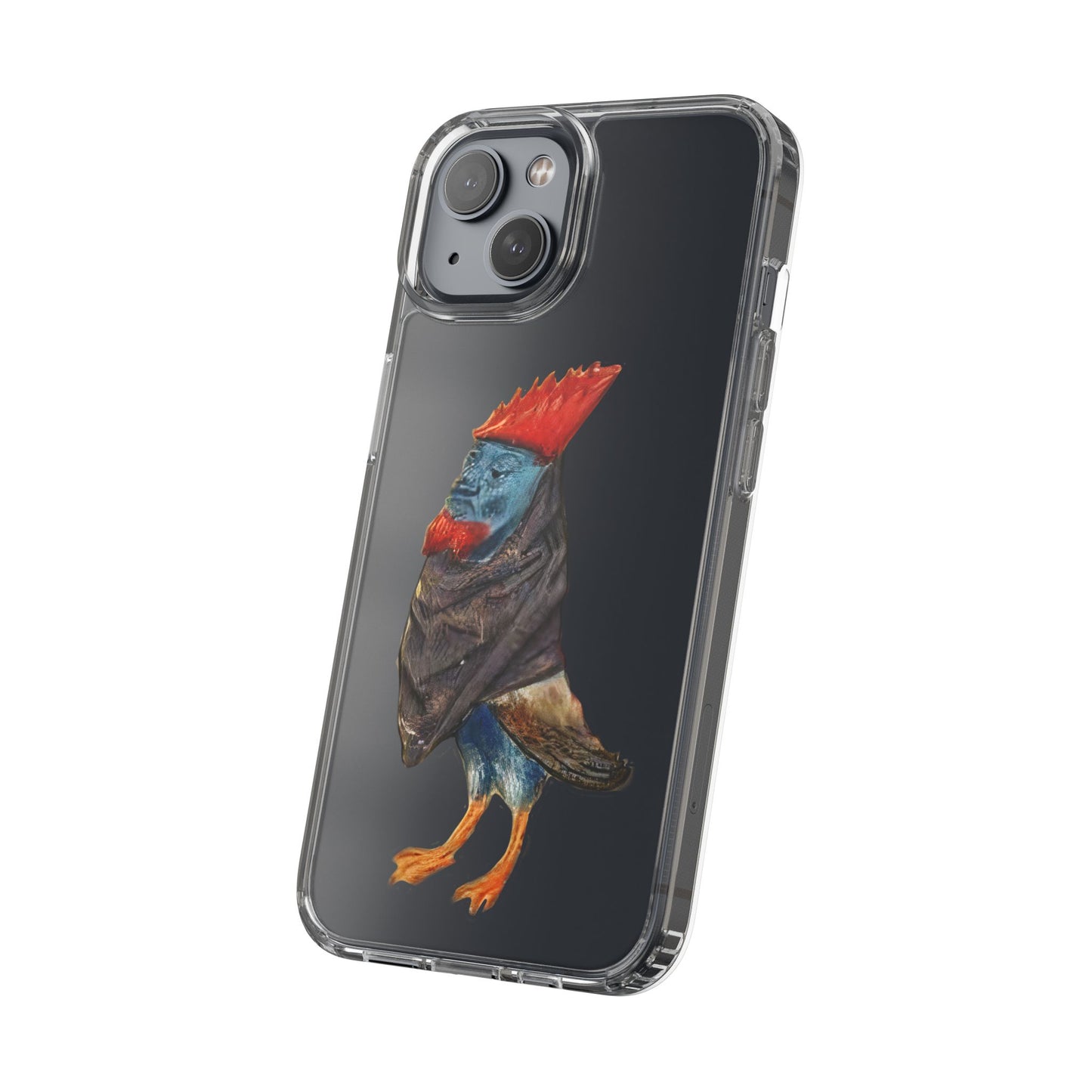 Medieval Chicken Man Phone Case - Rooster Dignity Meets Avian Absurdity