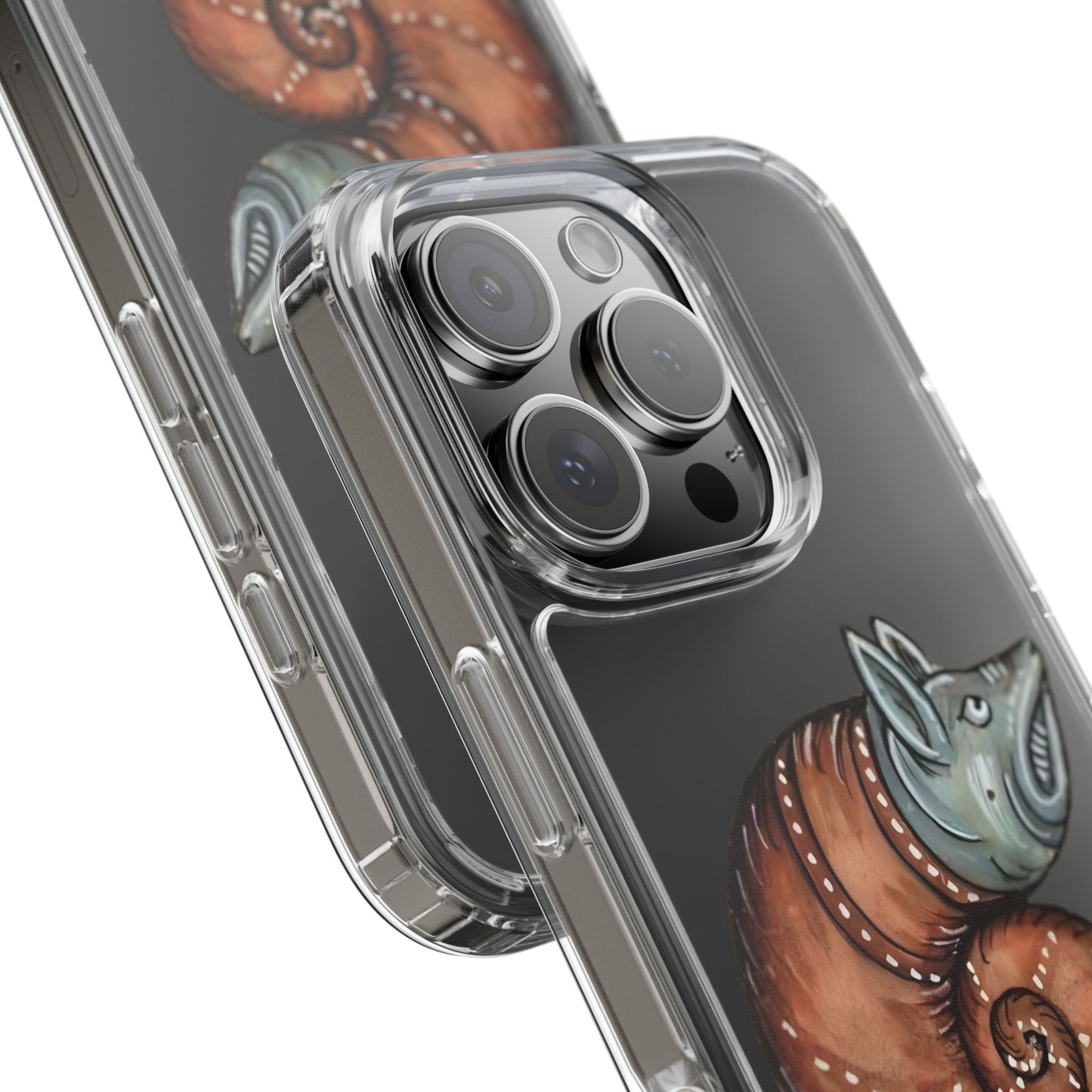 Snailwolf – Medieval Monster Phone Case – Illuminated Manuscript Hybrid Creature – Weird Gothic Animal Aesthetic