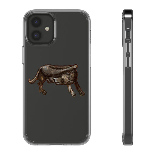 The Dog’s Bollocks Phone Case – Funny Medieval Dog Art iPhone Cover – Weird Gothic Animal Design